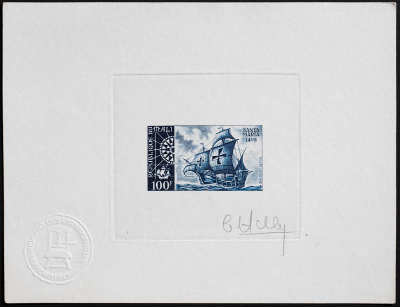 Andorra artist's proof stamp